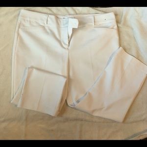 White Capri pants